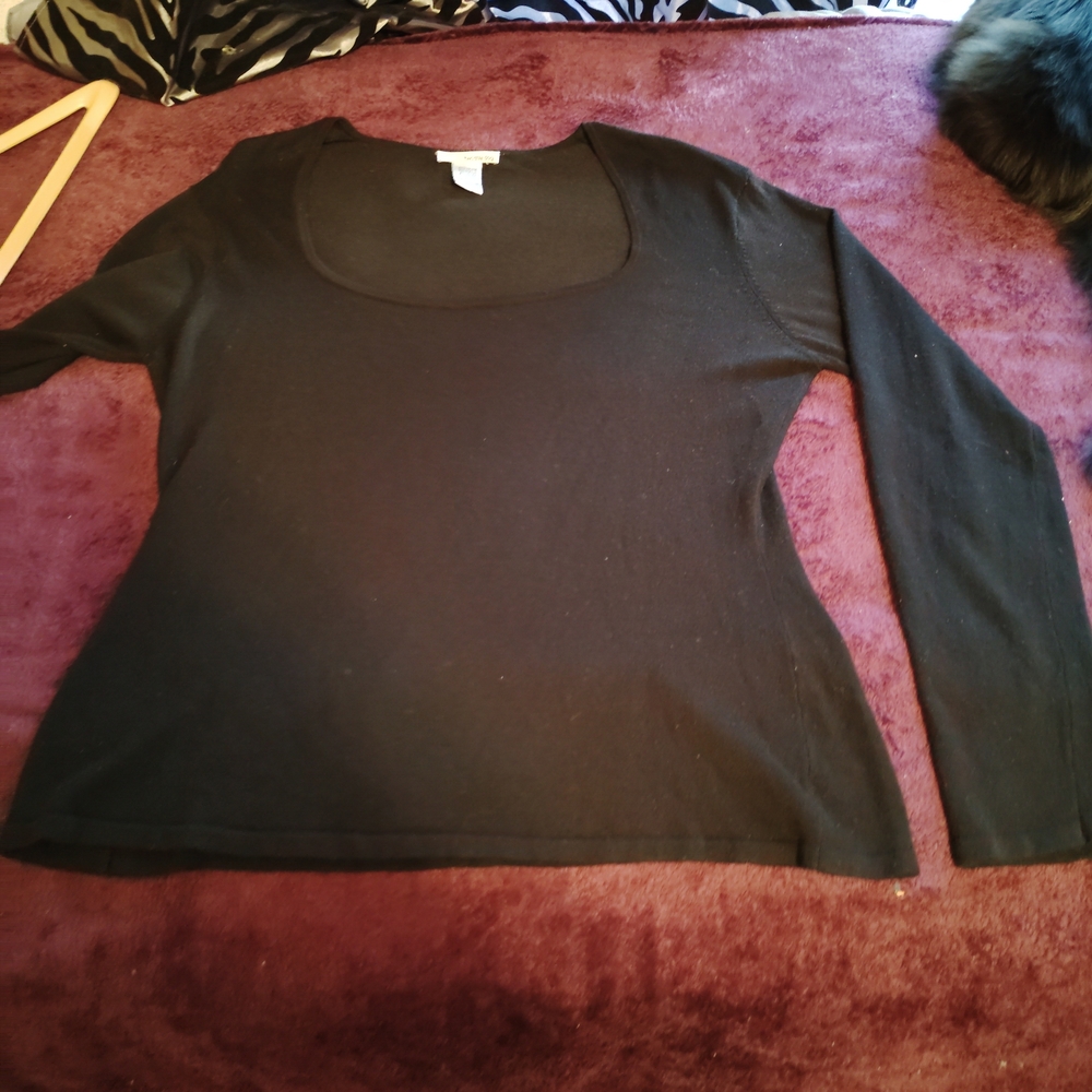 Black Long Sleeve Top